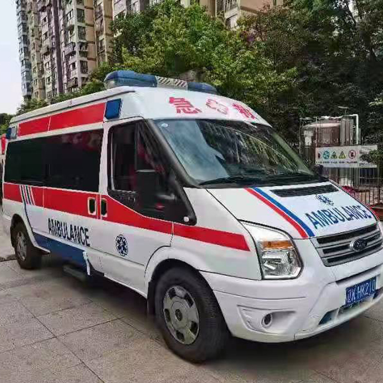 同安长途救护车护送病人返乡